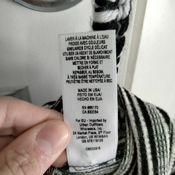 XS Striped Free people backless bodysuit - Picture 8 of 11